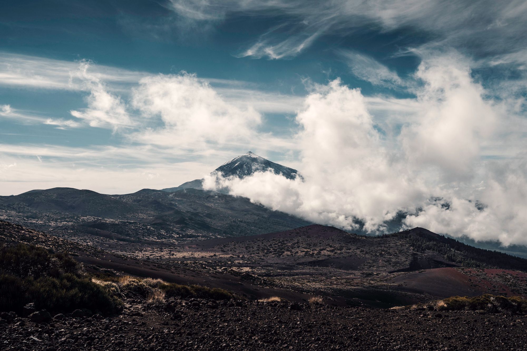 Above the clouds